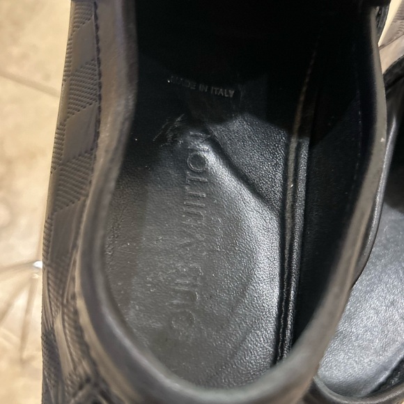 Louis Vuitton Men’s Hockenheim Damier Black Loafers 8 1/2 - Picture 8 of 11